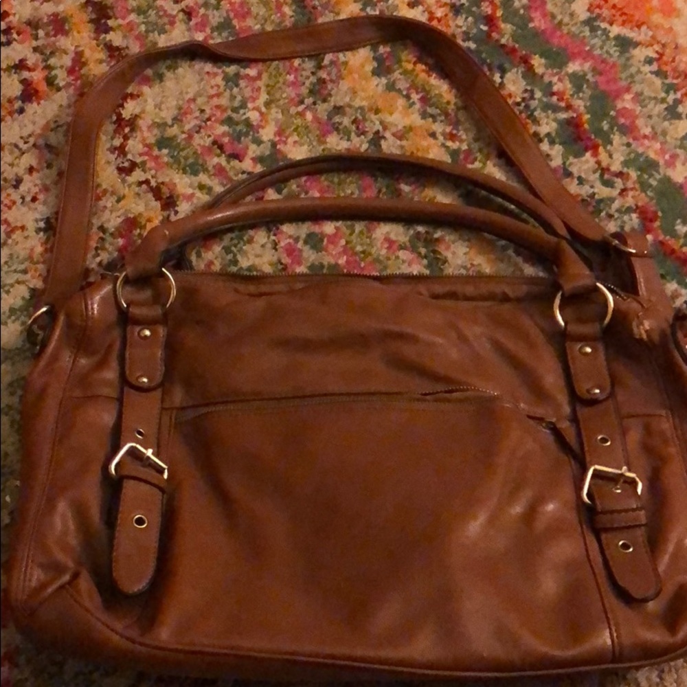 Women’s brown crossbody purse